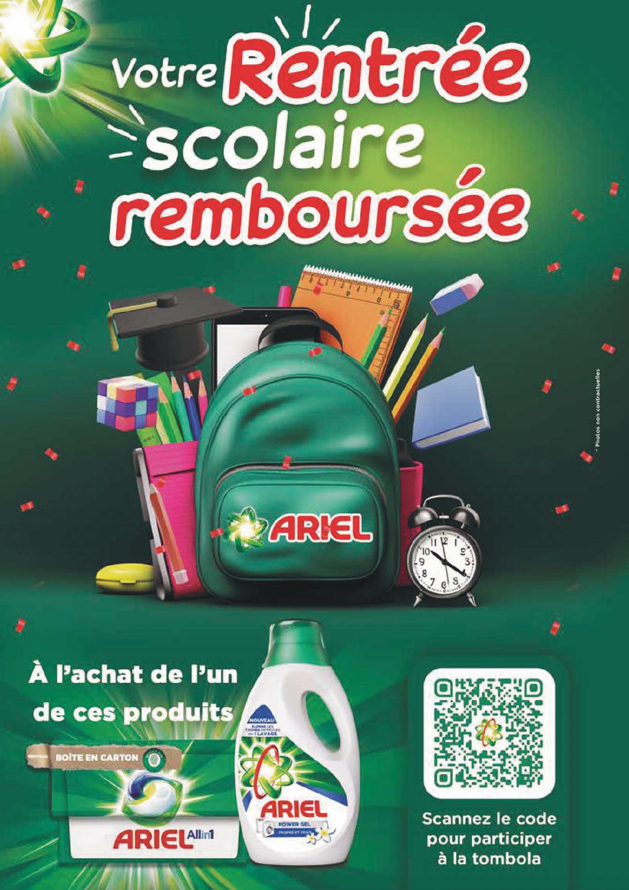 Le nouveau catalogue Marjane pour la période du 22 août au 8 septembre 2024 est désormais disponible sur Hmizate. Ne manquez pas ces promotions exceptionnelles sur une large sélection de produits ! Voici un aperçu des offres proposées :  PACK MINI DAYA CHERGUI : Vanille, Fraise, Pêche  Offre économique sur les yaourts à boire Mini Daya Promotions de rentrée à 26,95 dh au lieu de 29,05 dh Économisez 2,10 dh avec votre carte LA HOLLANDAISE CLASSIQUE : 64 portions  56,50 dh au lieu de 64,00 dh PÂTE À TARTINER NUTELLA : 350g  48,50 dh au lieu de 51,80 dh Économisez 3,30 dh avec votre carte BACK TO SCHOOL !  Achetez un cartable scolaire et tentez de gagner un kit de soins dentaires comprenant : Oral-B VITALITY 100 Crest 3DWHITE EXPERT WHITENING Des dents plus blanches en 3 jours, résultat prouvé avec le MIRACLE GLOW NOUVEAUTÉS HIGH-TECH :  HP PC portable 15,6